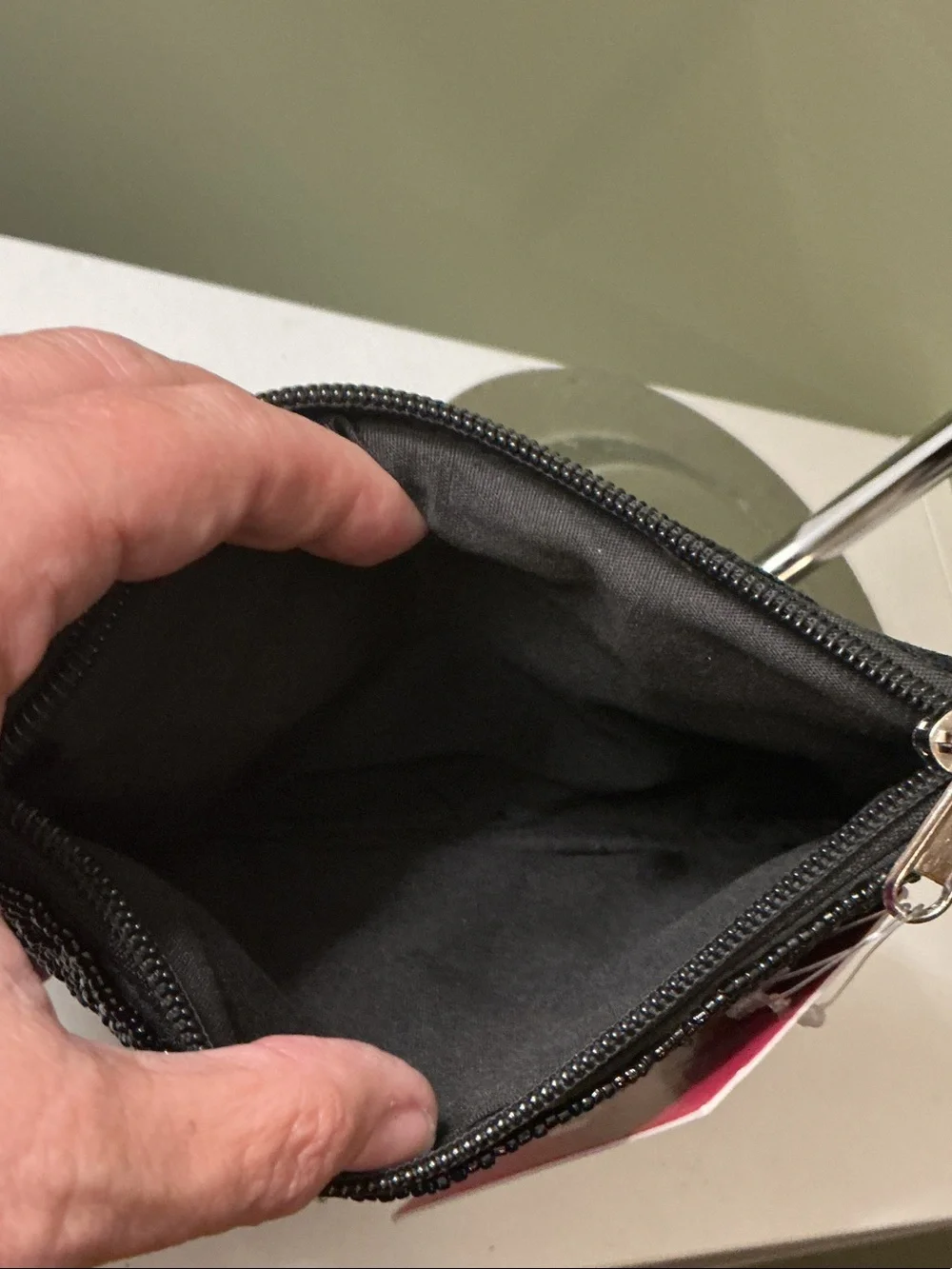 Bacci black wristlet
